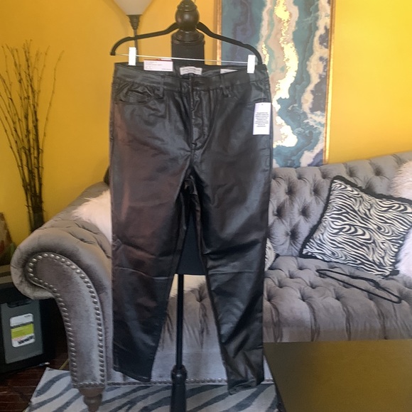 Faux leather skinny jeans - Picture 3 of 7